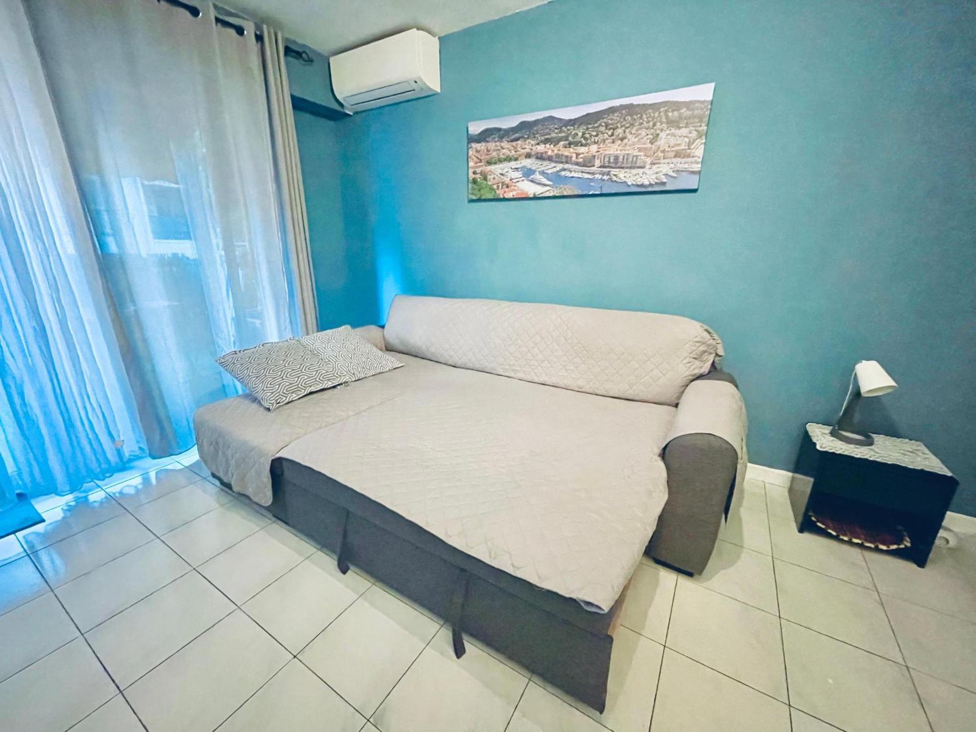 Confortable Studio A Nice Centre Cote Plage Bel Terrasse Paddle Buitenkant foto