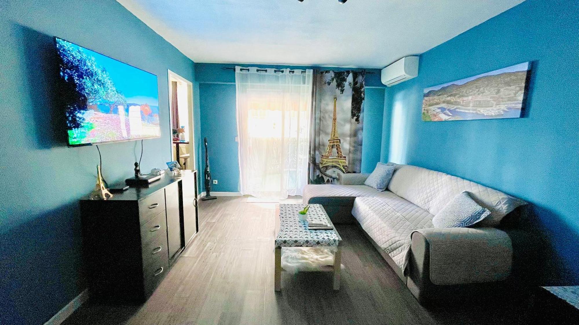 Confortable Studio A Nice Centre Cote Plage Bel Terrasse Paddle Buitenkant foto