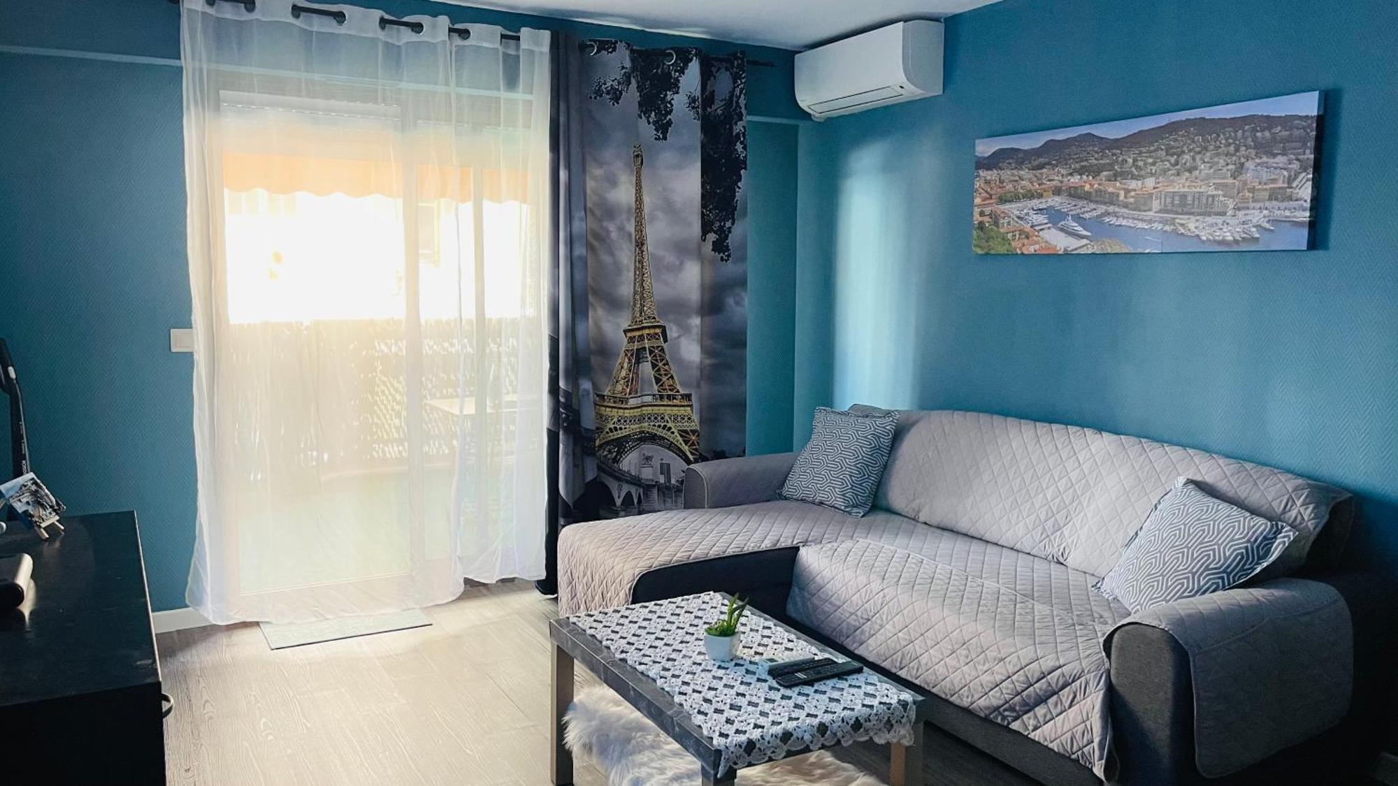 Confortable Studio A Nice Centre Cote Plage Bel Terrasse Paddle Buitenkant foto