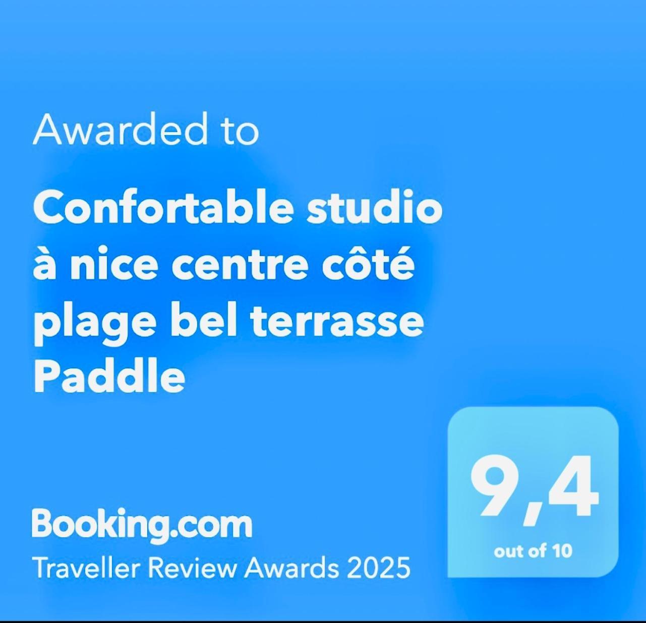 Confortable Studio A Nice Centre Cote Plage Bel Terrasse Paddle Buitenkant foto